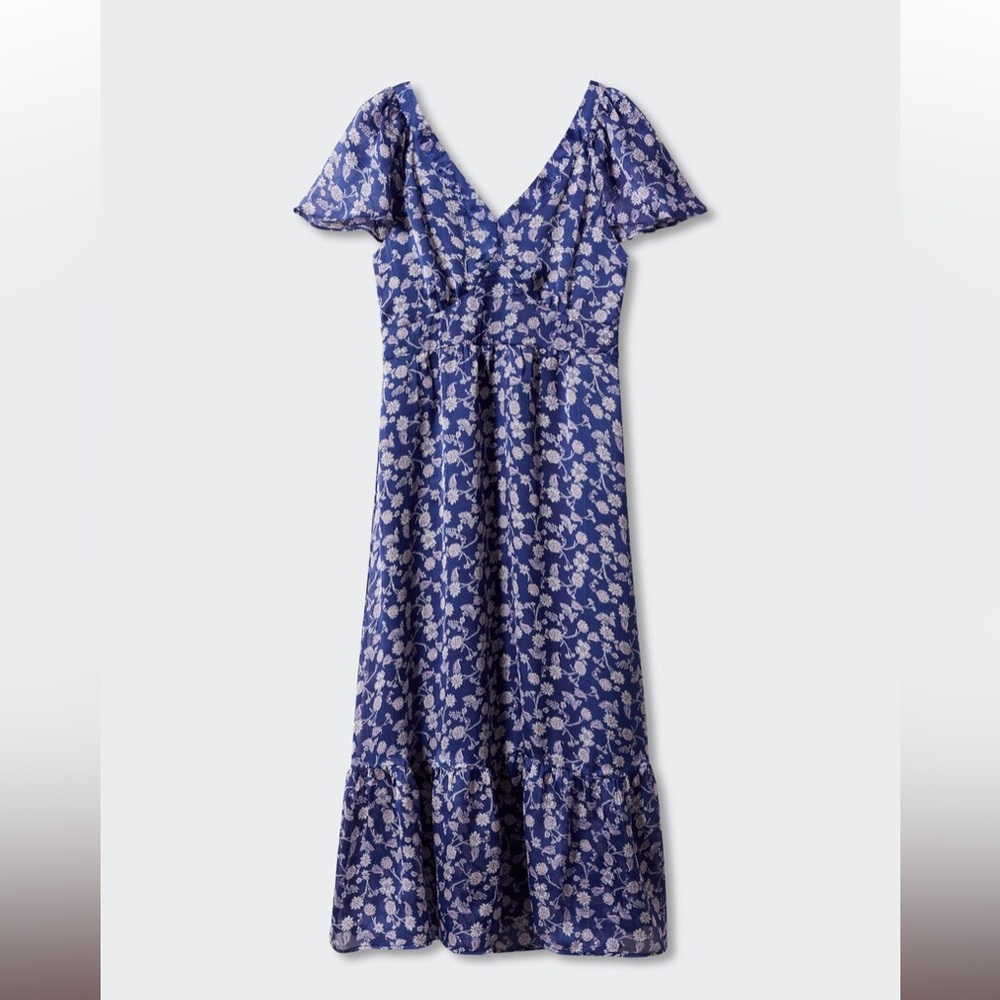 MNG Floral Midi Dress